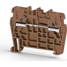 Klemsan 307108RP Pyk 2,5 Kahve Pratik Yay Baskılı Ray 100 Ad