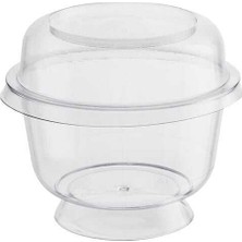 Ayaklı Tatlı Kasesi Bombe Kapak 25 Li