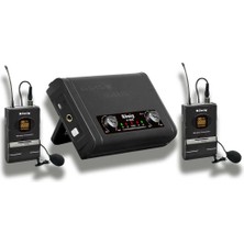König K-302 Uhf Çift Kanal 2 Yaka Mikrofon