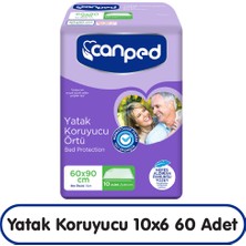 Canped Yatak Koruyucu Örtü 10X6 60 Adet
