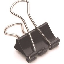 Mas 920 Omega Çelik Kıskaç 19Mm Telgraf Klasör Araç Gereçler Siyah Renkli