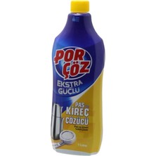 Porçöz Ekstra Güçlü Pas ve Kireç Çözücü 1 Litre