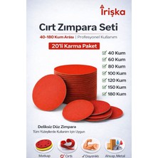 irişka Cırt Zımpara Yapışkanlı Zımpara Pedi