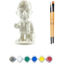 Saul Goodman 3D Boyama Kiti – Figür + Akrilik Boya Seti (6 Renk) + 6 & 8 No Fırça