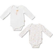 BabyCosy Organic Wear Bebek 2li Uzun Kollu Badi %100 Organik Pamuk, Bebek ve Yenidoğan Serisi - CSY3052
