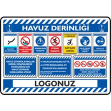 İsg Tabelam 25X35CM/ETIKET/HAVUZ Kuralları /v1