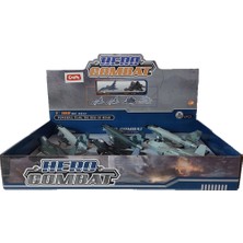 Kitabevimden Ctoy Oyuncak Çek Bırak Savaş Uçağı CTOY-9803B,9804B-6-PKT