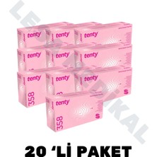 Bisepetim Nitril Pudrasız Muayene Eldiveni Pembe S Beden 20’li