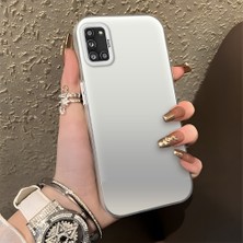 HONTINGA Samsung Galaxy A31 ile Uyumlu Kılıfı Silikon Kenar Sert Arka Düşüme Önleyici Basitlik Anti Düşme Kamera Korumali Desen Telefon Kılıfı Kadın ve Erkek Için Uygundur K1-0000