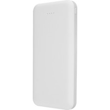 Asonic AS-P10 10000MAH 2*usb Output Powerbank Beyaz Taşınabilir Pil Şarj Cihazı