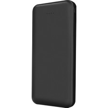 Asonic AS-P10 10000mAh 2*USB Output Powerbank Siyah Taşınabilir Pil Şarj Cihazı