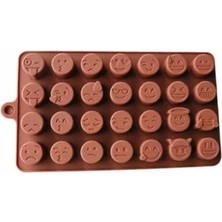Epinox Epx SCK43 Emoji Şekilli Silikon Çikolata Kalıbı 18X11 cm