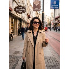 İdo Optik Luna Noir - Kadın Siyah Geometrik Geniş Çerçeveli Güneş Gözlüğü UV400 Korumalı