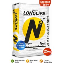 Nitrogen Longlife Yavaş Salınımlı Akıllı Gübre 28-0-5+33SO3+NBPT