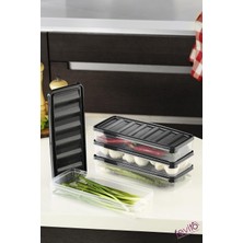 Mikrodalga ve Difrizde Kullanılabilen Saklama Kabı Seti 4'lü S-403