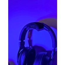 TRAK3D Yapışkanlı Kulaklık Standı - Kulaklık Tutucu Siyah