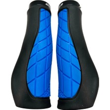 Ovela 135MM Avuç Içi Destekli Elcik - Ergonomik Kilitli Bisiklet & Scooter Uyumlu - Mavi/siyah