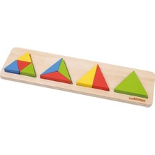 Urfakent 1018-SKC Chiva, Parça Bütün Üçgen - Ahşap