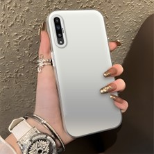 HONTINGA Samsung Galaxy A30S ile Uyumlu Kılıfı Silikon Kenar Sert Arka Düşüme Önleyici Basitlik Anti Düşme Kamera Korumali Desen Telefon Kılıfı Kadın ve Erkek Için Uygundur K1-0000