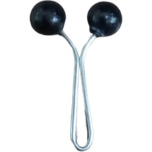 Urfakent Eşarp Klipsi Top Model Düz Siyah 1 Adet