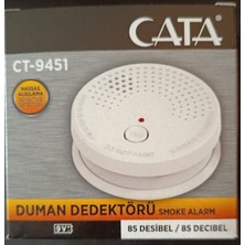 Cata CT-9451 Pilli Duman Dedektörü 90 Db