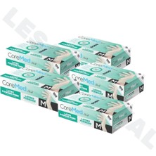 Bisepetim Coremed Pudrasız Lateks Eldiven M Beden 5'li Paket