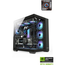 Apphirex Prime 56X Ryzen 7 7800X3D 32GB Ddr5 Ram 1tb M2 SSD RTX5060Tİ 16GB 240MM Sıvı Soğutmalı Beyaz Masaüstü Oyuncu Bilgisayarı