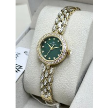 Momentus Orijinal 2 Yıl Garantili Taşlı Su Geçirmez Kadın Kol Saati ILKSS274G-15SG