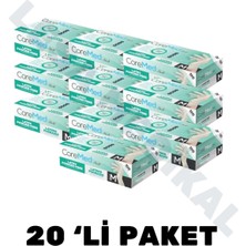 Bisepetim Coremed Pudrasız Lateks Eldiven M Beden 20'li Paket