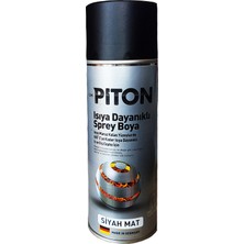 Piton Isıya Dayanıklı Spey Boya 400 ml Mat Siyah
