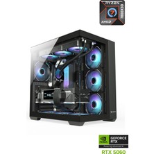 Apphirex Prime X77 Ryzen 7 7800X3D 16GB Ddr5 Ram 1tb M2 SSD RTX5060 240MM Sıvı Soğutmalı Masaüstü Oyuncu Bilgisayarı