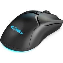 Cerberus Pixart PAW3519 Sensörlü 4200 Dpi Wide Rgb Özel Abs Doku Kablolu Gaming Mouse - Siyah