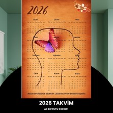 Takvim 2026 A3 300 gr Dijital Baskı Düşünce
