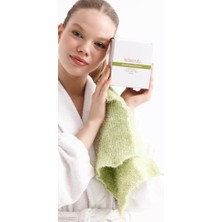 Süper Esnek Yeşil Banyo Lifi Tüm Cilt Tiplerine Uygun Duş Lifi Unisex 20X30 cm