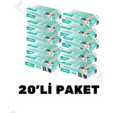 Bisepetim Coremed Pudrasız Lateks Eldiven L Beden 20'li Paket