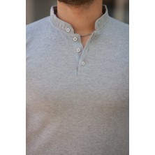 Evyora Erkek Hakim Yaka Dokuma Pamuklu Kumaş Kısa Kollu T-Shirt