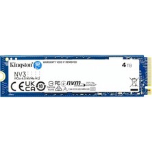 Urfakent 4 Tb Kıngston Nv3 M.2 Nvme Pcıe Gen4 6000/4000MBS SNV3S/4000G