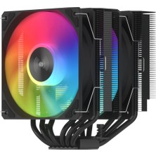 Fsp Mp7-Ba Siyah 2X120MM Argb 6 Bakir Borulu Kule Tipi Islemci Sogutucu