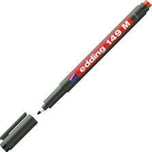 Edding Asetat Kalemi Silgili E-149M Kırmızı 1 mm Yuvarlak Uç ile Silinmeye Dayanıklı