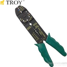 Troy 24005 Kablo Sıyırma-Pabuç Pensesi (225Mm)