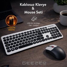 Geezer Soft Touch Kablosuz Klavye Mouse Set Siyah Smk-687