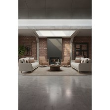 ModaLife Vera Koltuk Takımı, Oturma Grubu 3+3+1+ 1 Full Paket (2 Koltuk 2 Berjer) (Sandıklı-Yataklı)