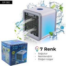 Urfakent Dempower Masaüstü Kare Fan - Taşınabilir USB Girişli Mini Hava Soğutucu Fan