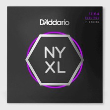 D'Addario Daddario NYXL1164 Elektro Gitar Tel Seti, 11-64, 7 Telli, Medium