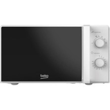 Beko BMD 200 B Mikrodalga Fırın 20 Litre Kapasite 1100 W Güç Beyaz Renk ve Mekanik Kontrol