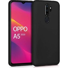 Silicone Oppo A5 2020 Için Kılıf Siyah [a5 2020 ile Uyumlu Kılıf - Siyah]