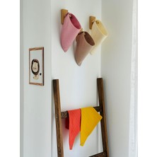 Fulya Tuhafiye Ftbabycollection 5 Adet %100 Pamuklu Çift Katlı Çıtçıtlı Müslin Bebek Önlük Fular Salya Önlüğü