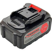 Ferrino 21 Volt 5.2 Amper Akülü Tırpan Uyumlu Li-İon Batarya (Mkt Tipi Kızaklı)