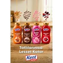 Kent Boringer Topping Sos 4'lü Avantajlı Elips Set (Karamelli-Çikolatalı-Bubble Gum-Meyveli)