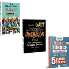 Anla Kazan Yayınları Yargı Yayınları 2026 Meb-Ags Öabt Türkçe Öğretmenliği Deneme & Dizgi Kitap Öabt Türkçe Deneme & Ishak Atak Öabt Türkçe Deneme Seti